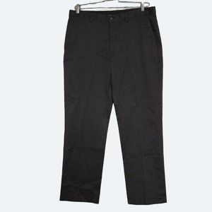 Haggar dark grey khaki pants 36x32 100% cotton